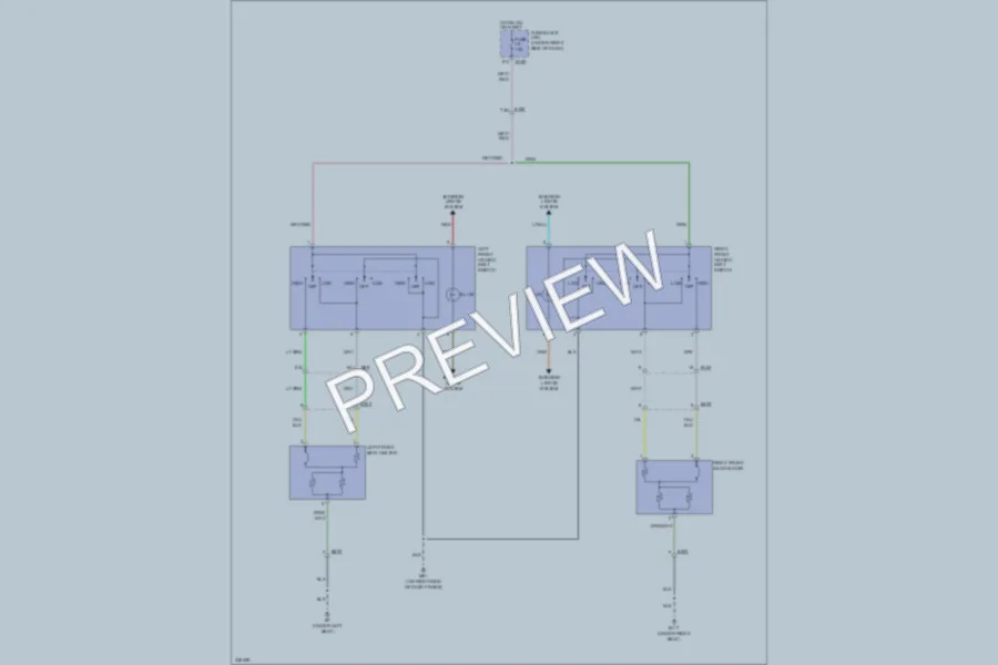 2010 Suzuki Equator Power Seats wiring diagram preview
