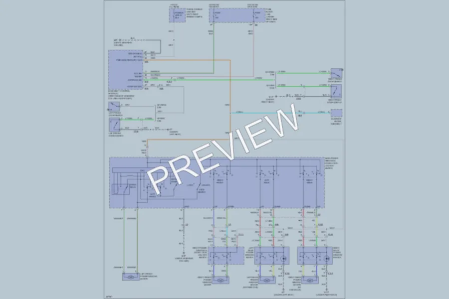 2010 Suzuki Equator Power Windows wiring diagram preview