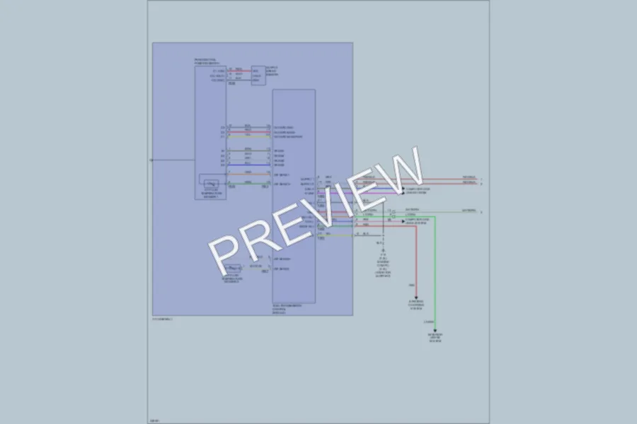 2010 Suzuki Equator Transmission wiring diagram preview