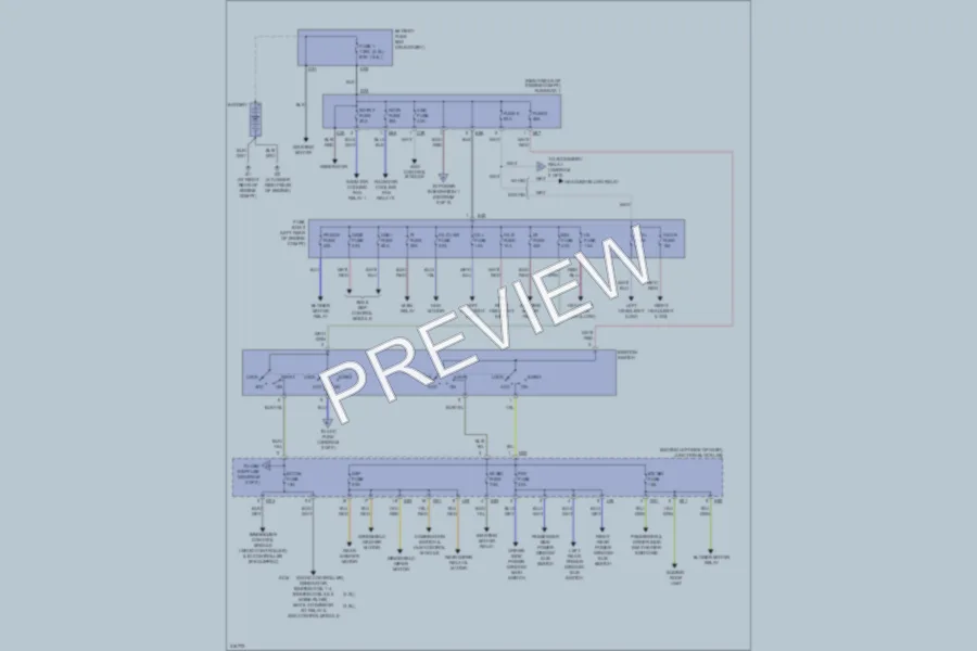 2010 Suzuki GrandVitara Power Distribution wiring diagram preview