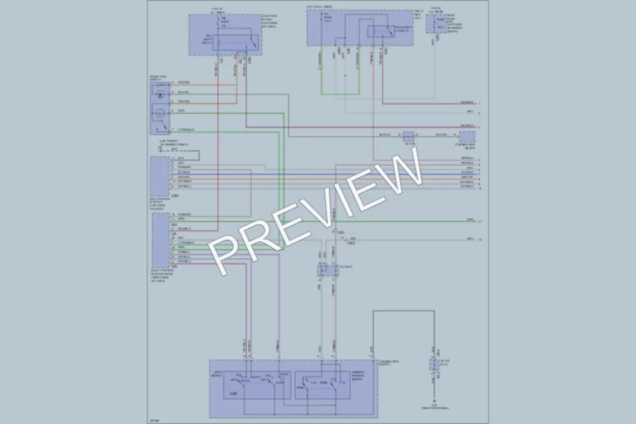 2010 Suzuki Kizashi Headlights wiring diagram preview