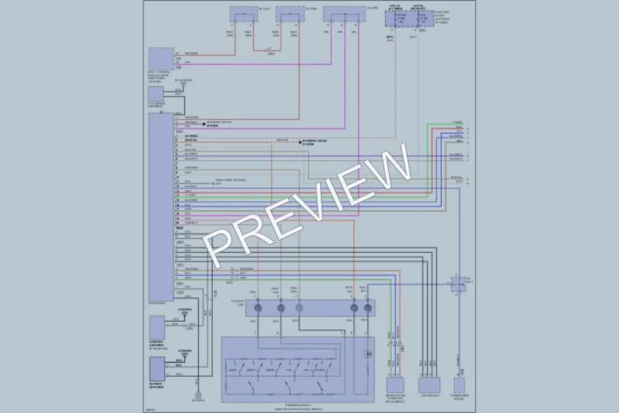 2010 Suzuki Kizashi Navigation wiring diagram preview
