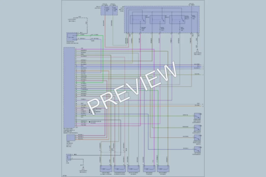 2010 Suzuki Kizashi Power Door Locks wiring diagram preview