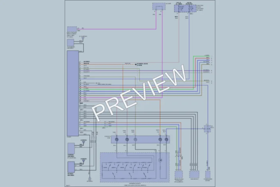 2010 Suzuki Kizashi Radio wiring diagram preview