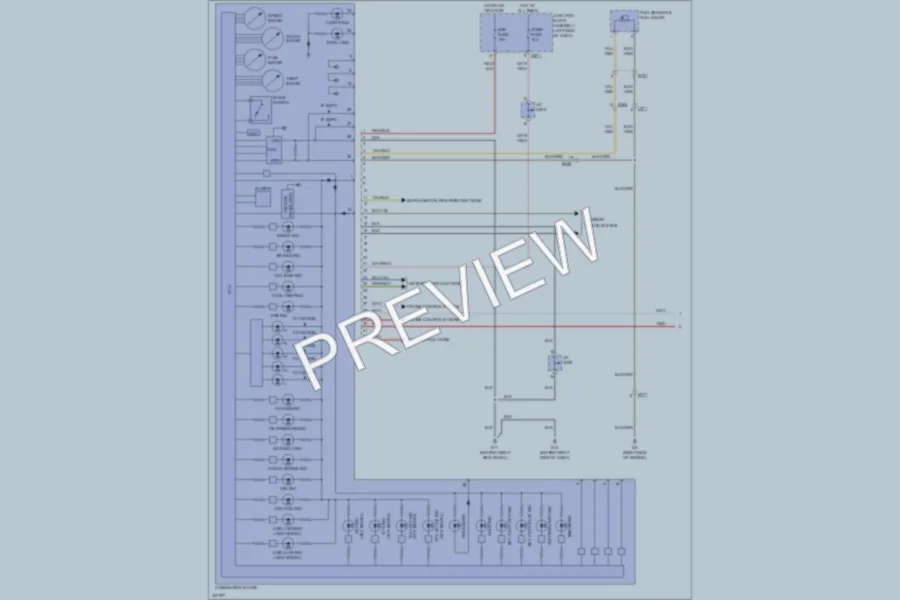 2010 Suzuki SX4 Instrument Cluster wiring diagram preview