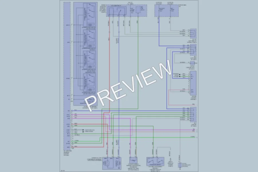 2010 Toyota 4Runner Air Conditioning wiring diagram preview