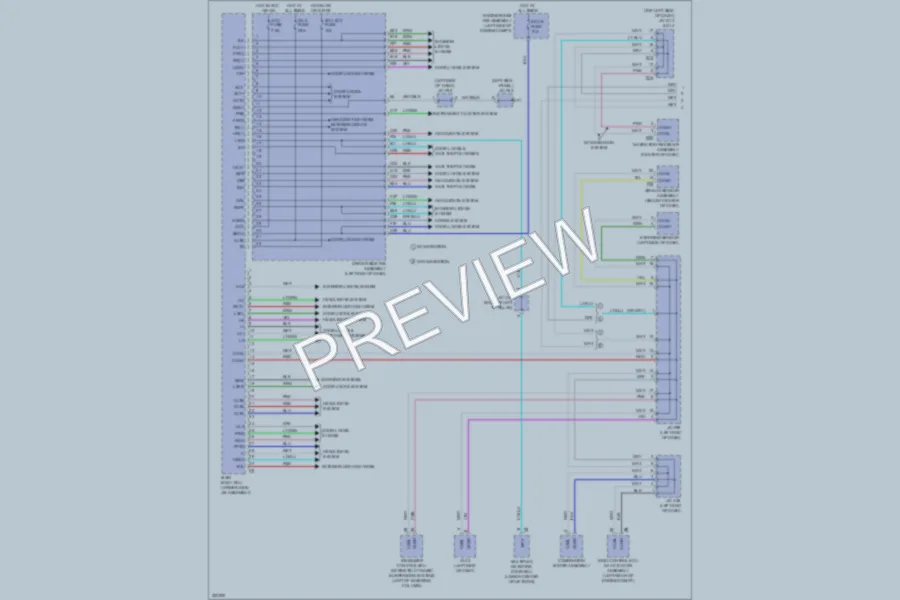 2010 Toyota 4Runner Body Control Modules wiring diagram preview