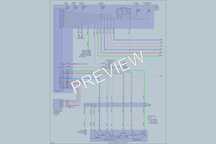 2010 Toyota 4Runner Headlights wiring diagram preview