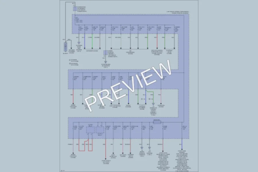 2010 Toyota 4Runner Power Distribution wiring diagram preview