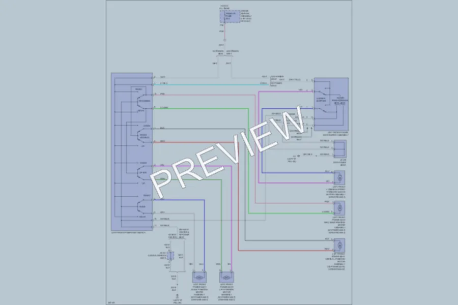 2010 Toyota 4Runner Power Seats wiring diagram preview