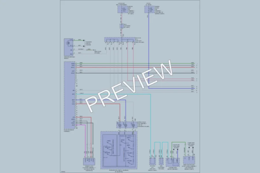 2010 Toyota 4Runner Radio wiring diagram preview