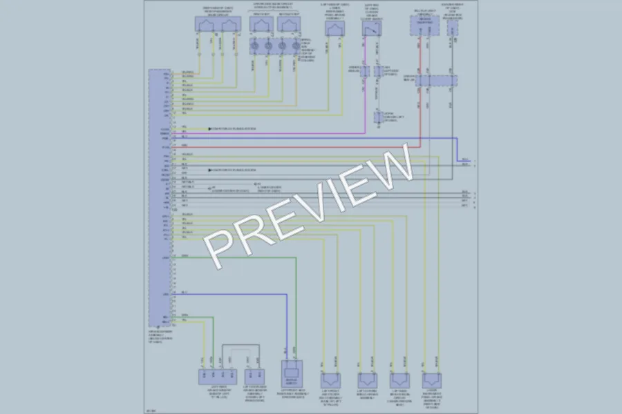 2010 Toyota 4Runner Supplemental Restraints wiring diagram preview