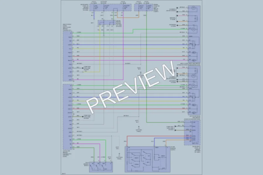 2010 Toyota Avalon Memory Systems wiring diagram preview