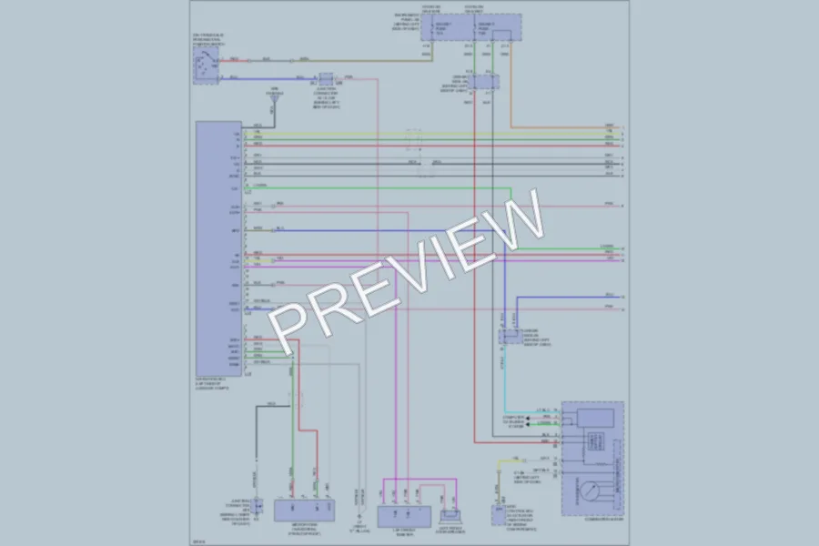 2010 Toyota Avalon Navigation wiring diagram preview