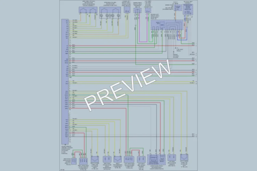 2010 Toyota Avalon Supplemental Restraints wiring diagram preview