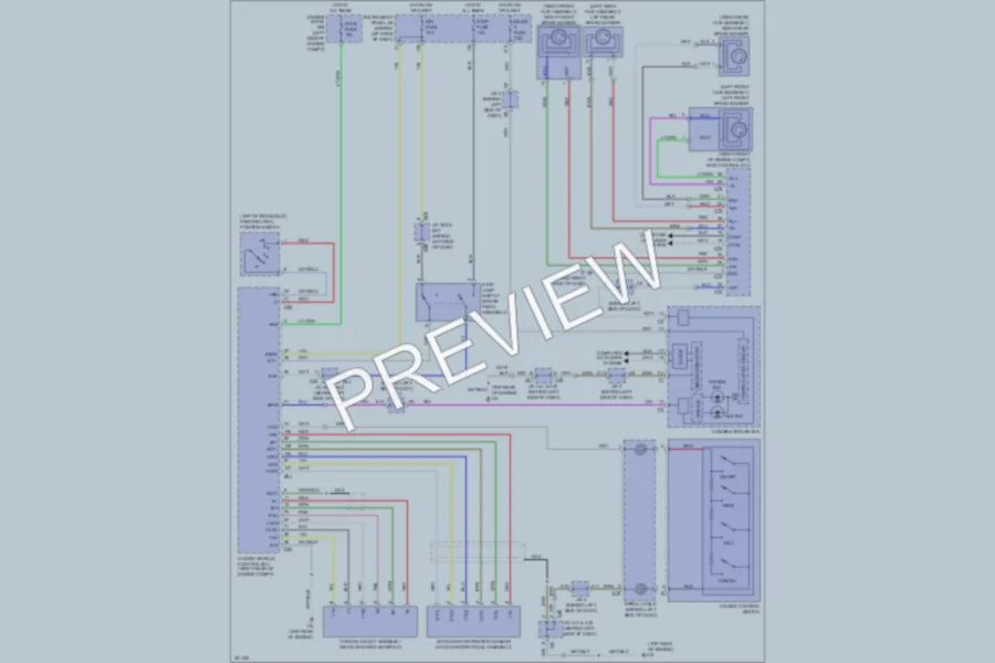 2010 Toyota Camry Cruise Control wiring diagram preview