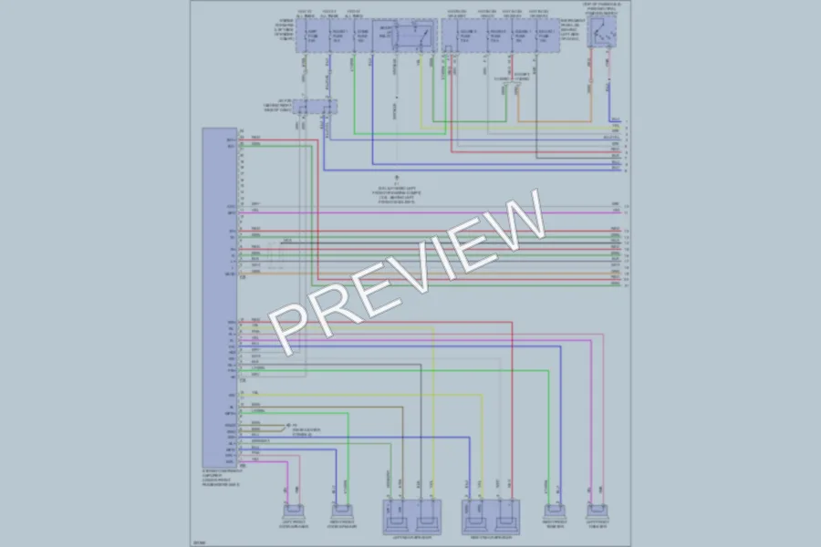 2010 Toyota Camry Navigation wiring diagram preview