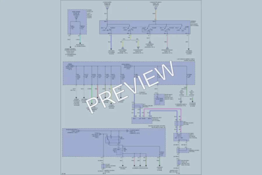 2010 Toyota Camry Power Distribution wiring diagram preview