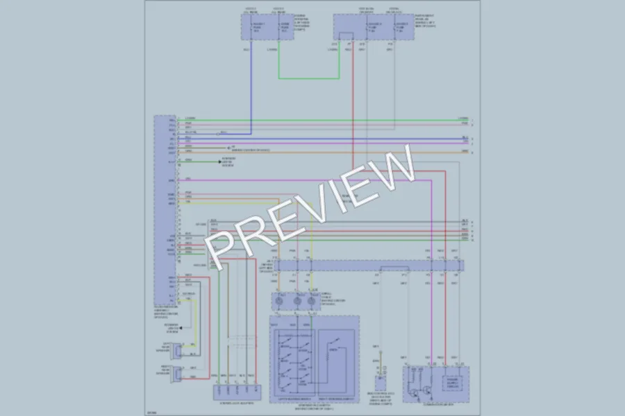 2010 Toyota Camry Radio wiring diagram preview