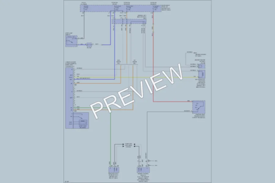 2010 Toyota Camry Shift Interlock wiring diagram preview