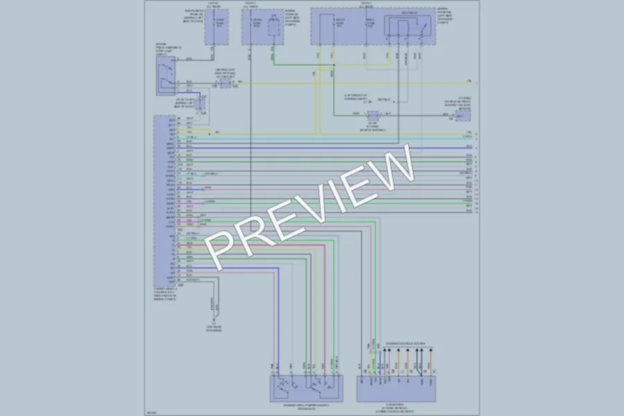 2010 Toyota Camry Transmission wiring diagram preview
