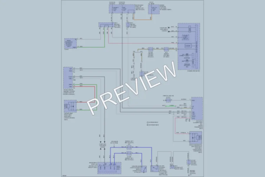 2010 Toyota Camry Warning Systems wiring diagram preview