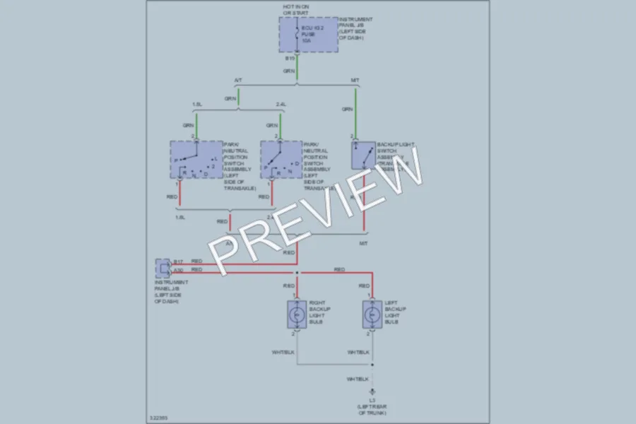 2010 Toyota Corolla Exterior Lights wiring diagram preview