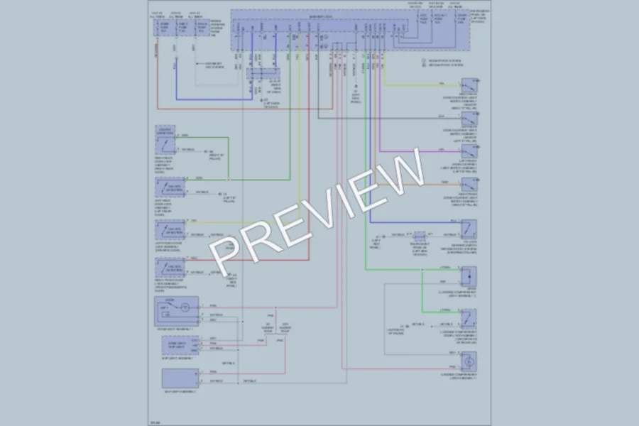 2010 Toyota Corolla Interior Lights wiring diagram preview
