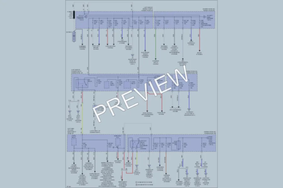 2010 Toyota Corolla Power Distribution wiring diagram preview