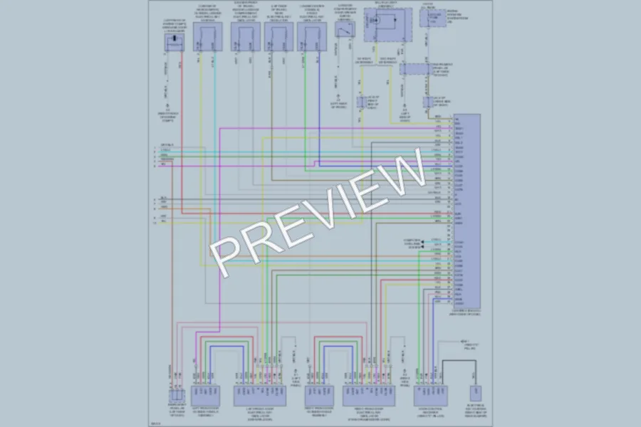 2010 Toyota Corolla Power Door Locks wiring diagram preview