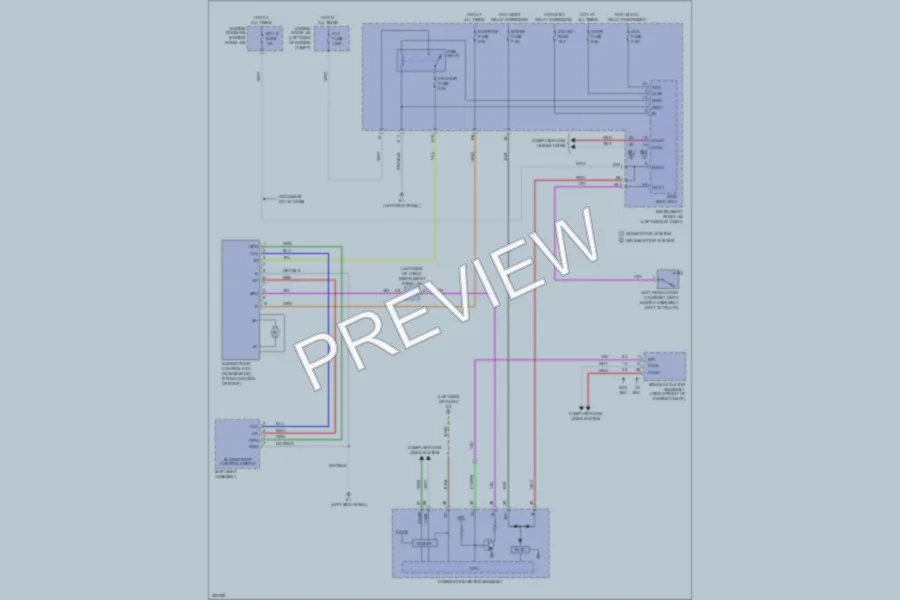 2010 Toyota Corolla Power Top Sunroof wiring diagram preview