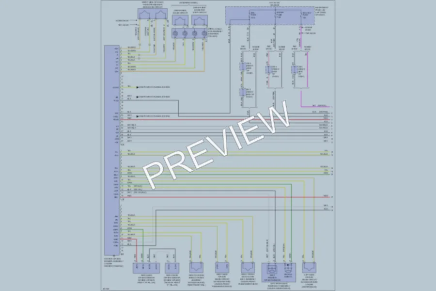 2010 Toyota Corolla Supplemental Restraints wiring diagram preview