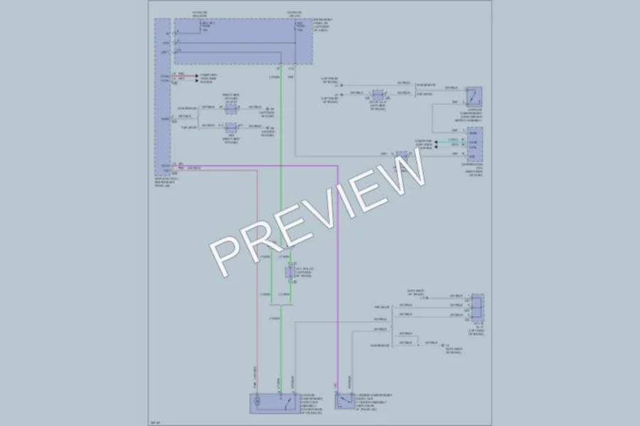 2010 Toyota Corolla Trunk Tailgate Fuel Door wiring diagram preview
