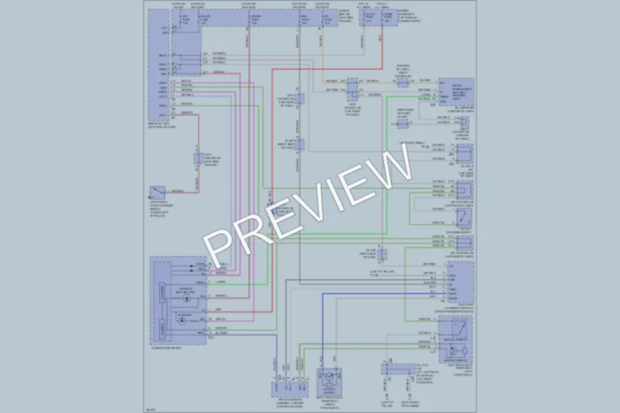 2010 Toyota FJCruiser Warning Systems wiring diagram preview