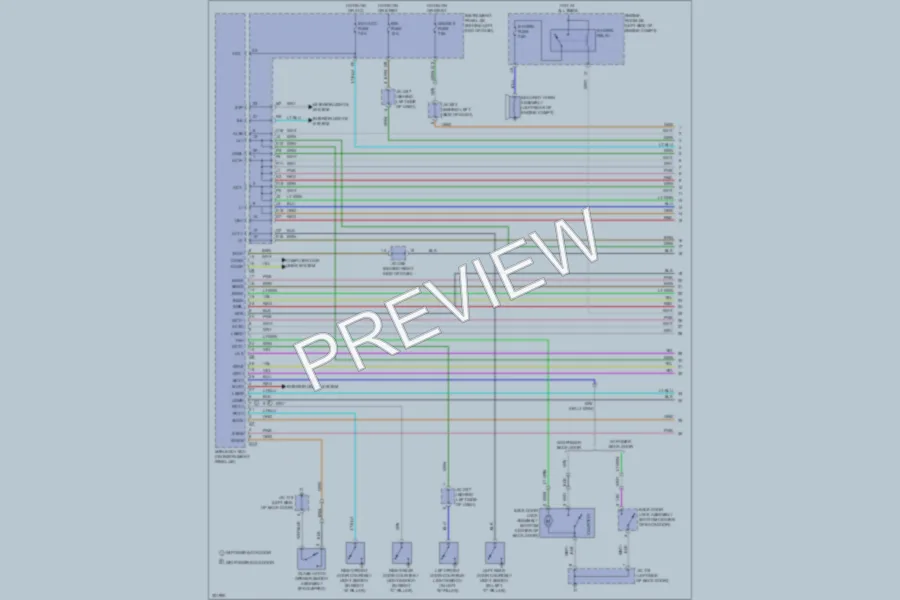 2010 Toyota Highlander Anti Theft wiring diagram preview