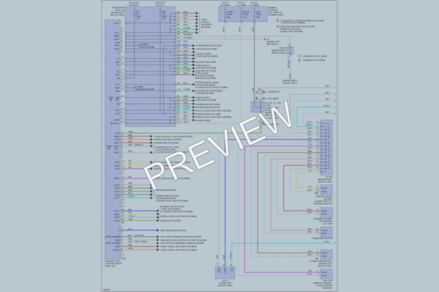 2010 Toyota Highlander Body Control Modules wiring diagram preview