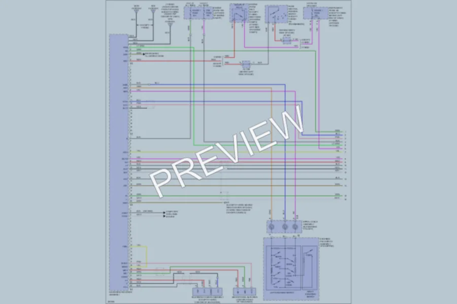 2010 Toyota Highlander Radio wiring diagram preview