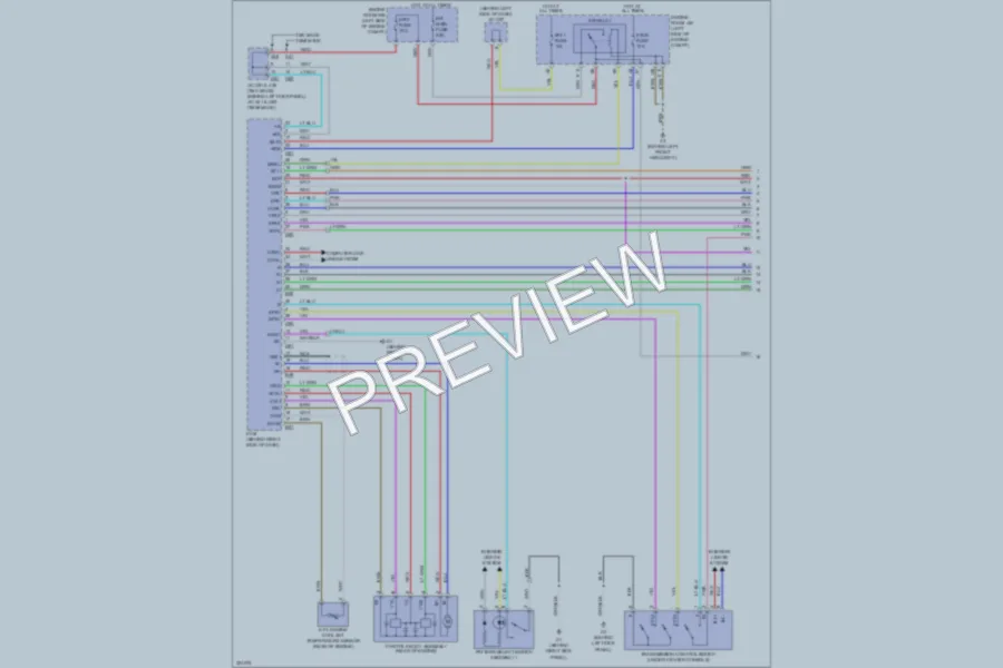 2010 Toyota Highlander Transmission wiring diagram preview