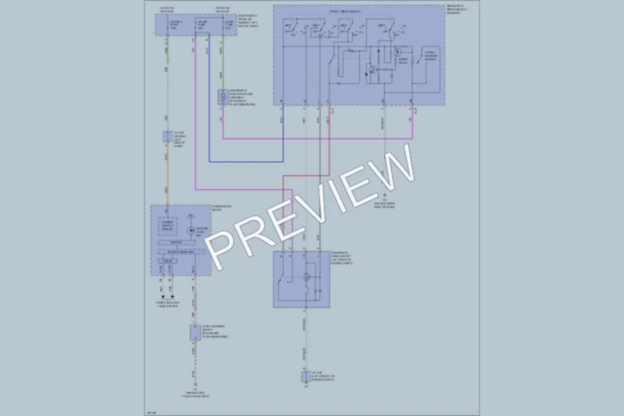 2010 Toyota Highlander Wiper Washer wiring diagram preview