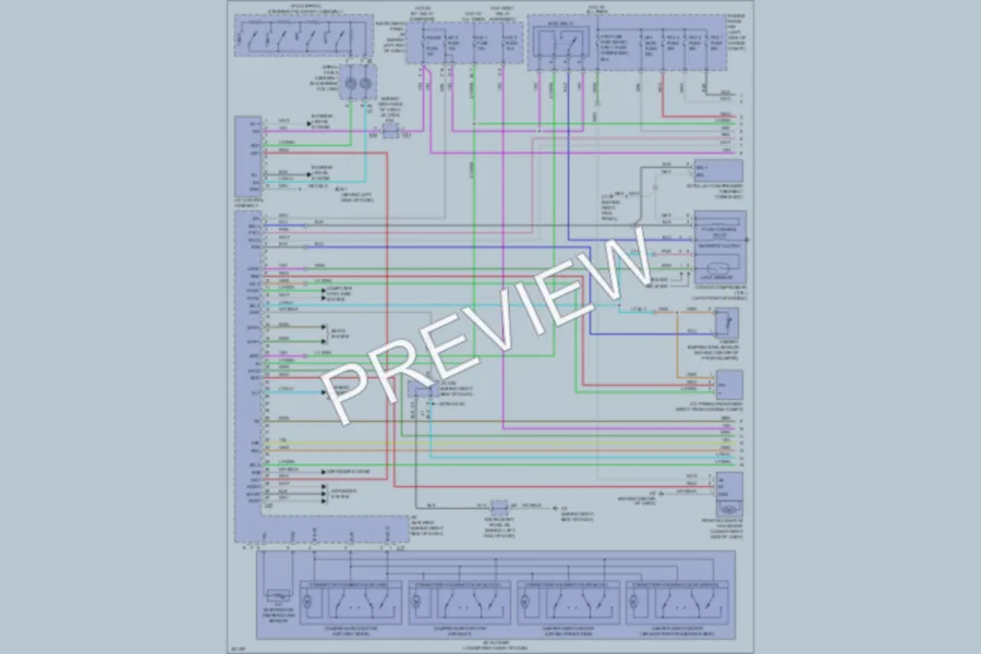 2010 Toyota HighlanderHybrid Air Conditioning wiring diagram preview