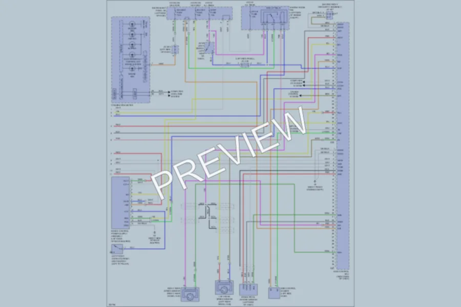 2010 Toyota HighlanderHybrid Anti Lock Brakes wiring diagram preview