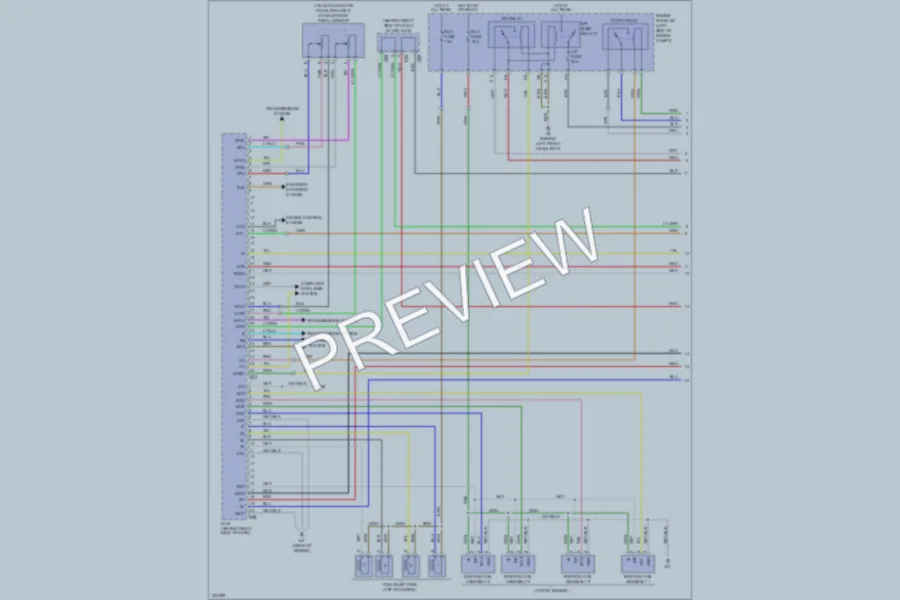 2010 Toyota HighlanderHybrid Engine Performance wiring diagram preview