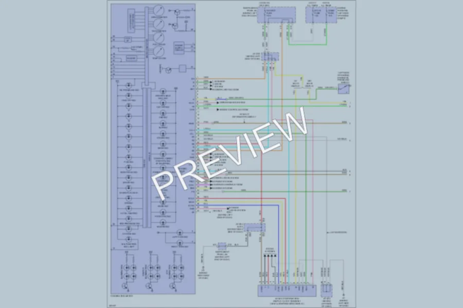 2010 Toyota HighlanderHybrid Instrument Cluster wiring diagram preview
