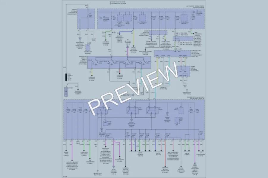 2010 Toyota HighlanderHybrid Power Distribution wiring diagram preview