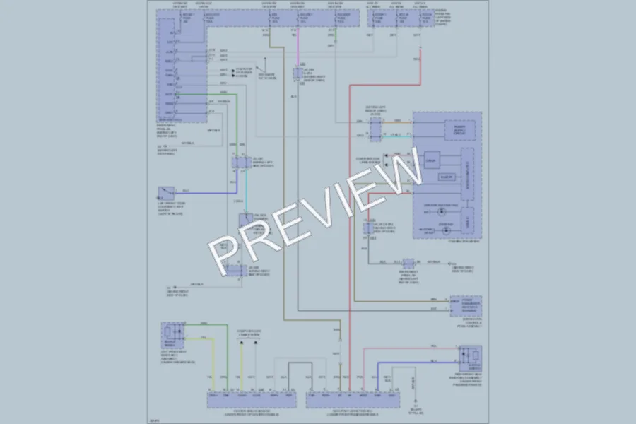 2010 Toyota HighlanderHybrid Warning Systems wiring diagram preview