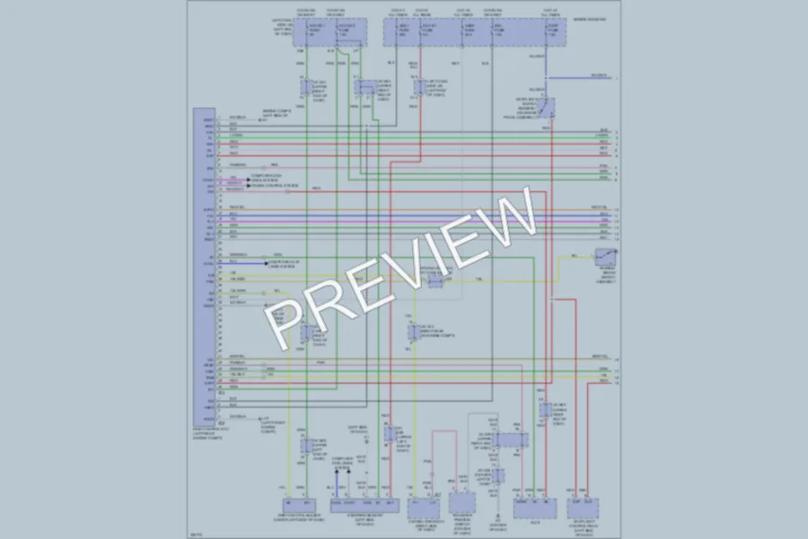 2010 Toyota LandCruiser Anti Lock Brakes wiring diagram preview