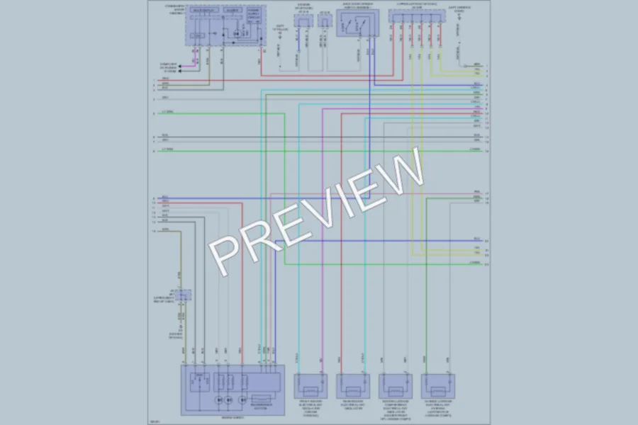 2010 Toyota LandCruiser Anti Theft wiring diagram preview
