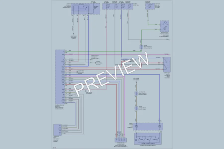 2010 Toyota LandCruiser Cruise Control wiring diagram preview