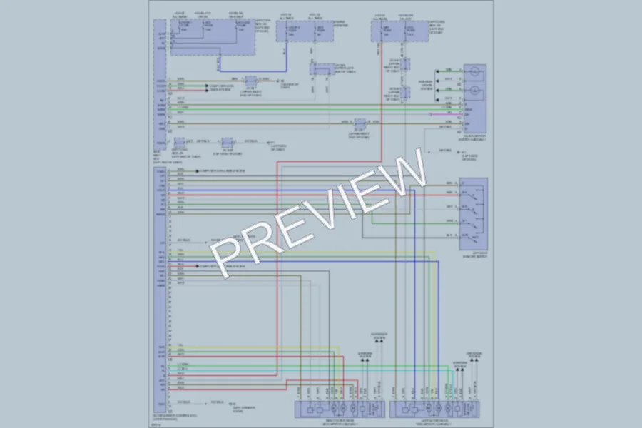 2010 Toyota LandCruiser Memory Systems wiring diagram preview