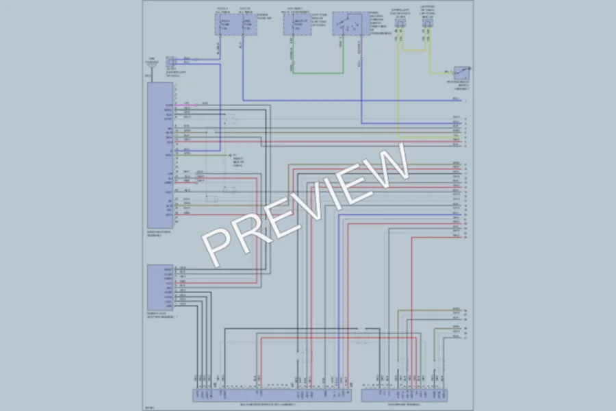 2010 Toyota LandCruiser Navigation wiring diagram preview